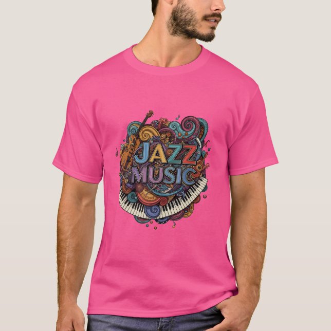Camiseta Música jazz (Frente)