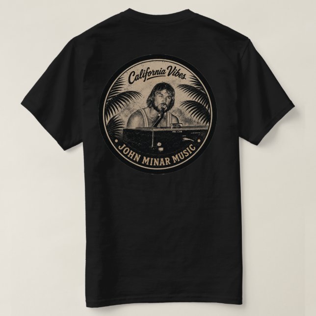 Camiseta Música John Minar  (Verso do Design)