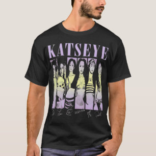 Camiseta Música Katseye Vintage, Gráficos Kpop Katseye, Kat