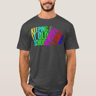 Camiseta Música Mantendo Estilo Antigo Estéreo Retro retro