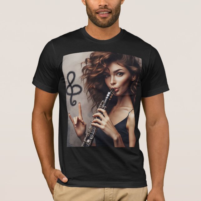 Camiseta Música Moderna Clarinet (Frente)