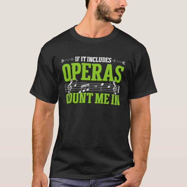 Camiseta Música Musical Corir Opera Singer 2 (Frente)