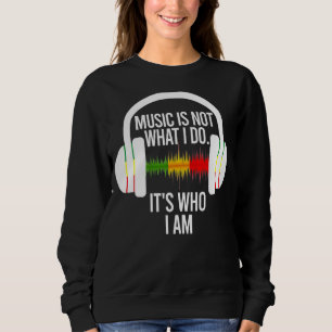 Camiseta Música não é o que eu faço é quem eu sou Fones de 