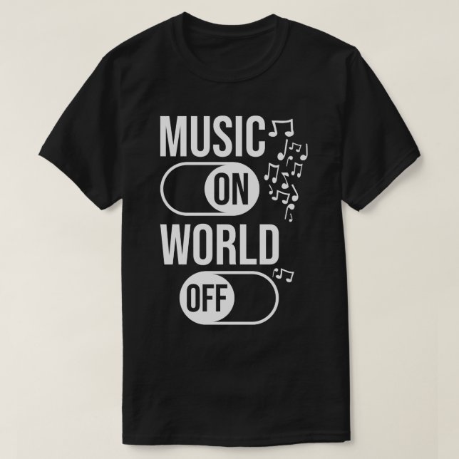 Camiseta Música No Mundo Inteiro (Frente do Design)