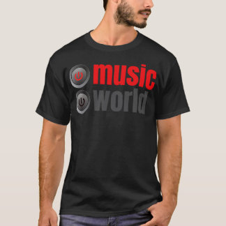 Camiseta Música No Mundo Inteiro Música Muda As Cotações De