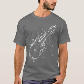 Camiseta Música Nota Guitarra Elétrica843