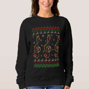 Camiseta Música Nota Natal Feia Docente Musical