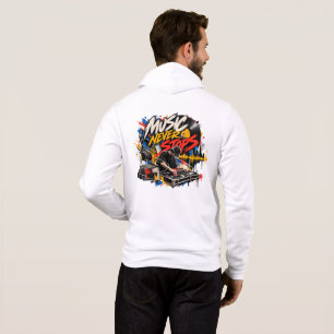 Camiseta Música Nunca Para DJ Arte Grafite Streetwear Ziper