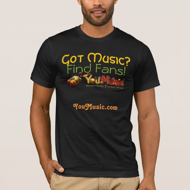 Camiseta Música obtida? Fãs do achado! (Frente)