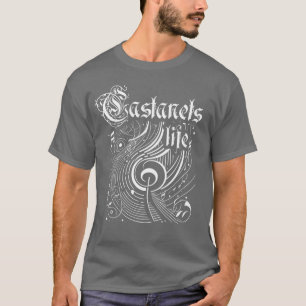 Camiseta Música ondulada Castanets Life