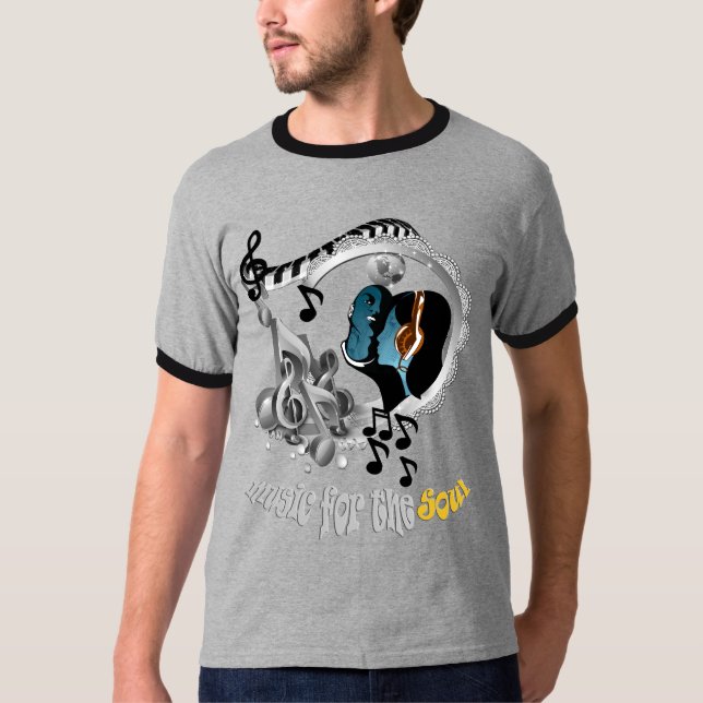 Camiseta Música para a Alma (Frente)