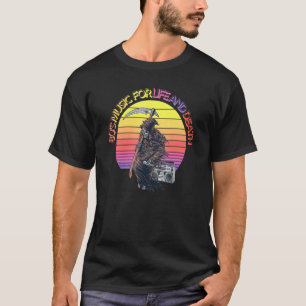 Camiseta Música Para A Vida E Morte, Retro Sunset Grim Rea