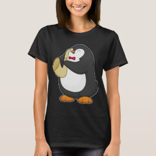 Camiseta Música Penguim Musical Saxofone