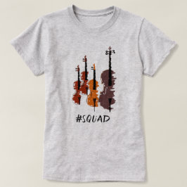 Camiseta Música personalizada do pelotão das cordas