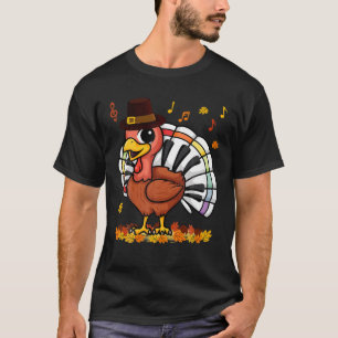 Camiseta Música Piano Professores Música Turquia Figurino F