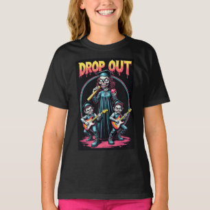 Camiseta Música Pop Infantil Abandono da Escola
