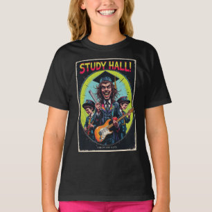 Camiseta Música Pop Infantil Sala de Estudo