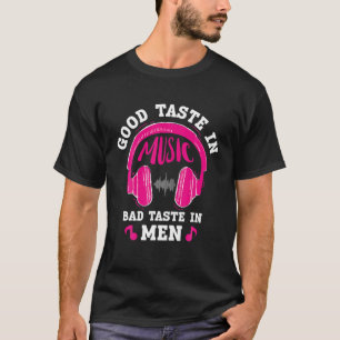 Camiseta Música Por Diante - Bom Sabor Na Música É Mau Gost