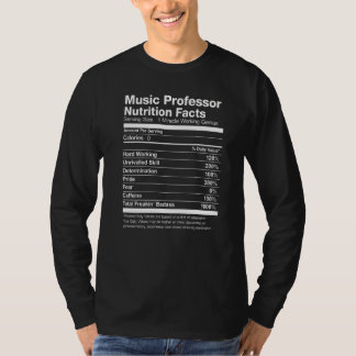 Camiseta Música Professor Nutrição Fala Engraçado