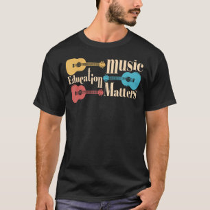 Camiseta Música Professora Apreciação Música Assuntos de Ed