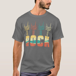 Camiseta Música Punk Rock and Roll Rock Halloween Esqueleto
