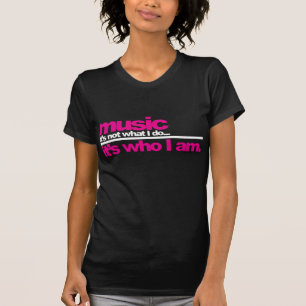 Camiseta Música - quem eu sou
