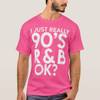Camiseta Música Rb De 90 Para Mulheres Raparigas Rnb Rhythm