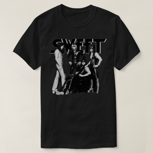 Camiseta Música Retrai A Doce Banda Engraçada Presente Gráf (Frente do Design)