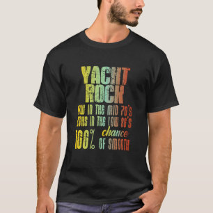 Camiseta Música Retro Yacht Rock Homens Mulheres Meados Ano
