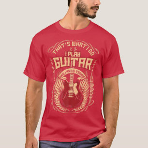 Camiseta Música Retroativa O Que Eu Toco É Um Instrumento E