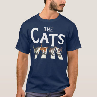 Camiseta Música Rock de Gato Presentes Engraçados para Aman