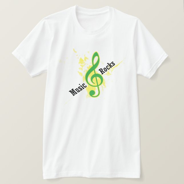 Camiseta Música Rocks (Frente do Design)