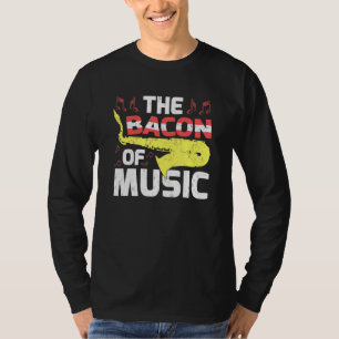 Camiseta Música Saxofone O Bacon Da Música