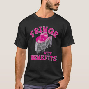 Camiseta Música sertaneja, rosa-rosa, branca