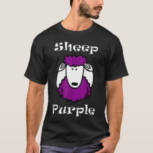 Camiseta Música Sheple Purple Funny Animal Rock
