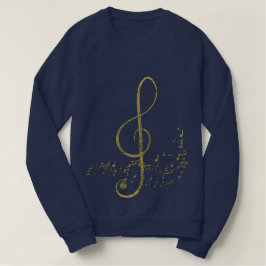 Camiseta Música Shimmery Dourado