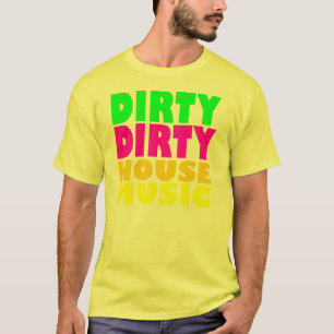 Camiseta Música suja suja da casa