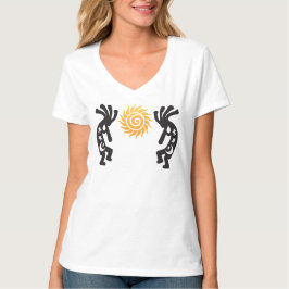 Camiseta Música Sun Kokopelli Nativo Americano