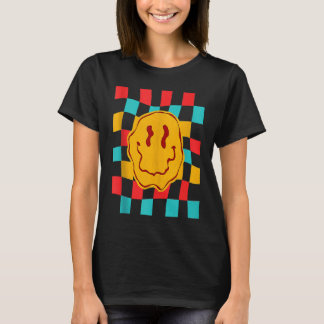 Camiseta Música Techno Acid House Retro Groovy Verificador
