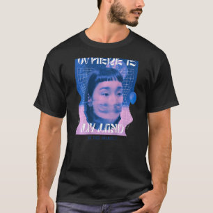 Camiseta Música Techno de impressão traseira Vaporwave EDM