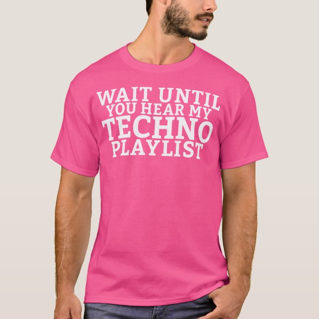 Camiseta Música Techno Electro Edm Raver Festival Rave Tech (Frente)