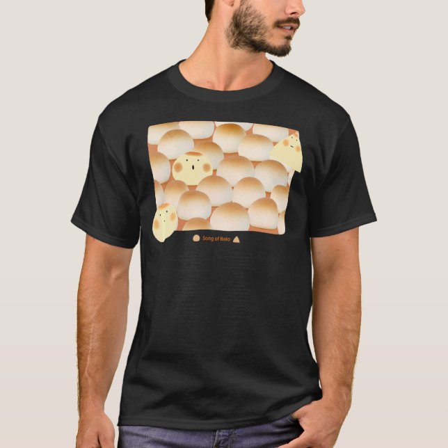 Camiseta Música TOKIOHEIDI de Bolo (com letra) (Frente)