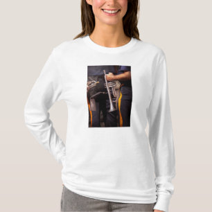 Camiseta Música - Trompete - banda da polícia marchando