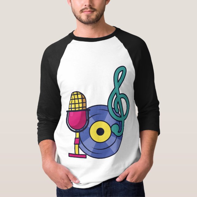 Camiseta Música Vibes Tee Graphic (Frente)