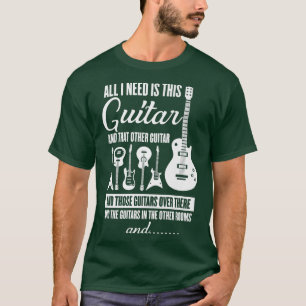 Camiseta Música Vintage Tudo O Que Preciso É De Um Instrume