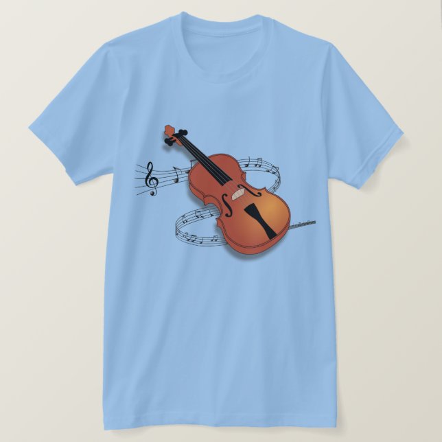 Camiseta Música Violina (Frente do Design)