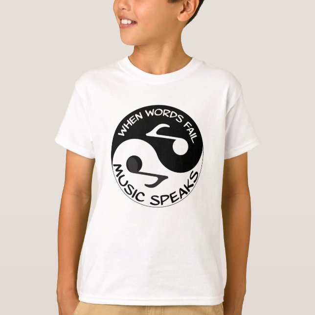 Camiseta Música Yin yang (Frente)