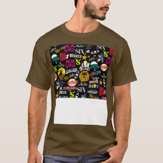 Camiseta Musicais de Broadway enfrentam máscara