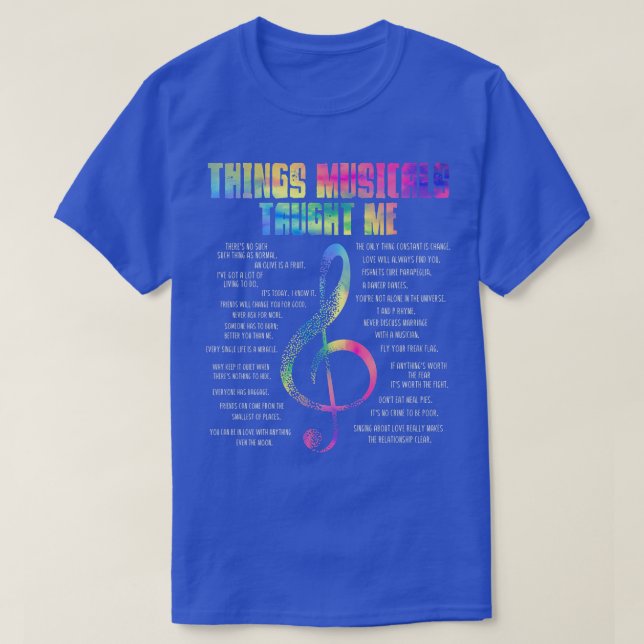 Camiseta Musicais Me Ensinaram Ator1981 (Frente do Design)