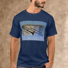 Camiseta Musical Artística Trombone Jazzy